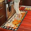 Autumn Pumpkin Maple Leaf Buffalo Plaid Kitchen Mats Decor Anti-slip Corridor Balcony Rugs Bathroon Doormat Thanksgiving Decor