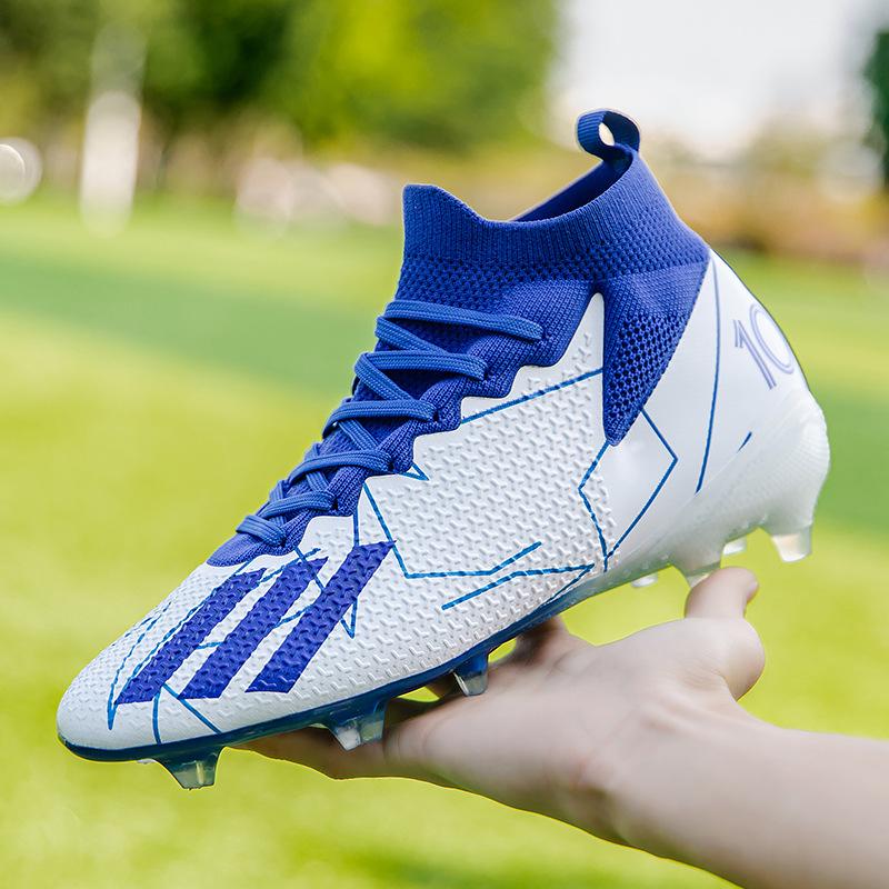 Falcon New High-top Football Shoes Long Nails Football Shoes Broken Nails Special Training Shoes Direct Sale