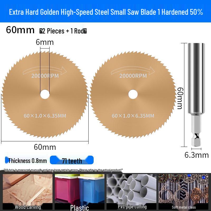 High-Speed Steel Mini Circular Saw Blade for Electric Drill and Grinder