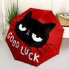 1pc Cat Luck Automatic Open/Close Umbrella, Portable Folding Umbrella for Travel, Themed Events,