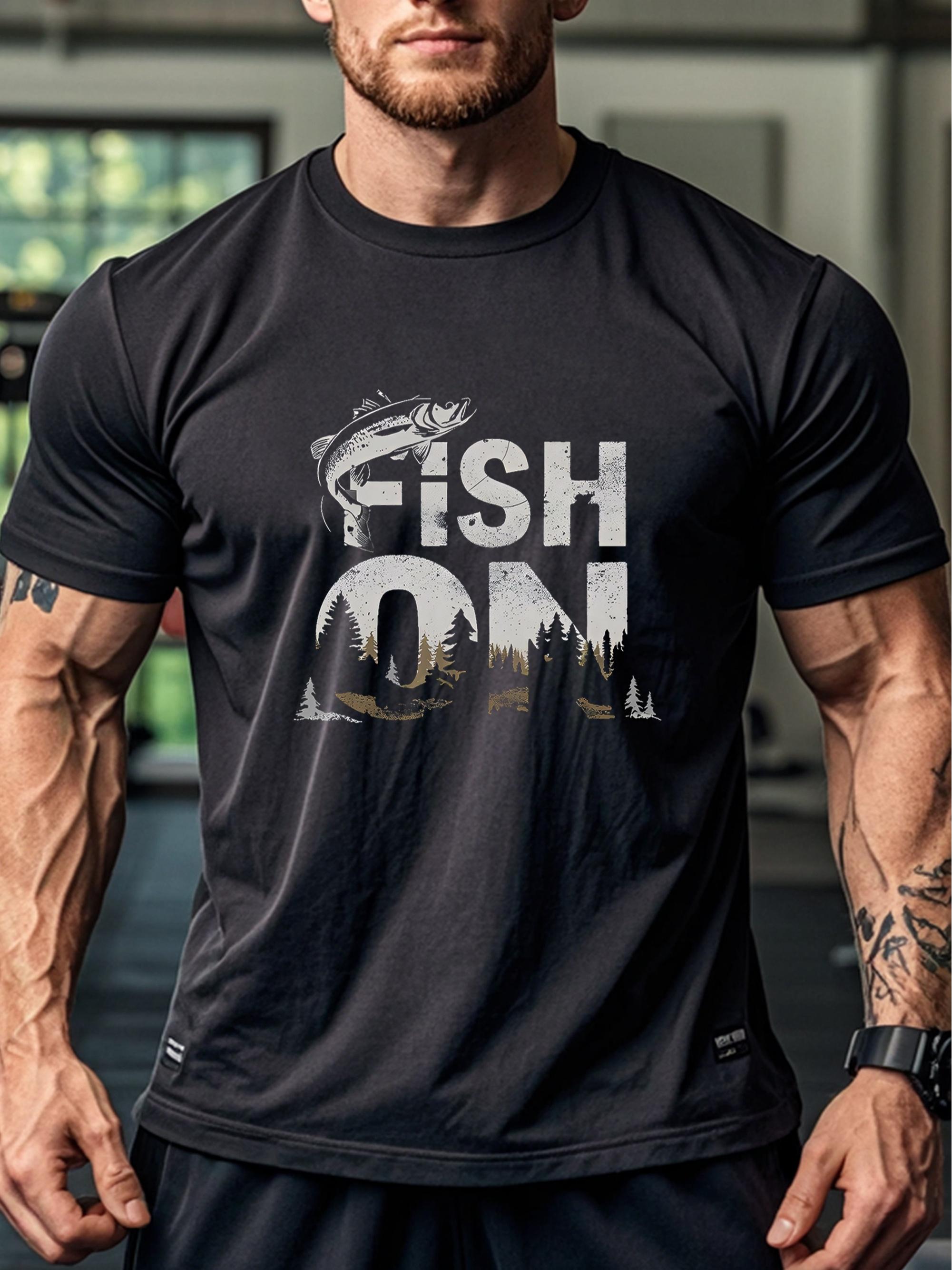 FISH ON  Graphic T-shirt - Cotton XXXL
