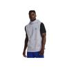 Under Armour Curry Series Fleece Casual Training Sports Running Sleeveless Hoodie Men Tops Gray 1366637-011