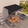 Maison Exclusive - Auvent Électrique 4 X 3,5 M Anthracite 100 % Polyester
