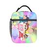 Custom Crayons Shins Chans Insulated Lunch Bag for Women Men Leakproof Cartoon Thermal Cooler Bento Box School