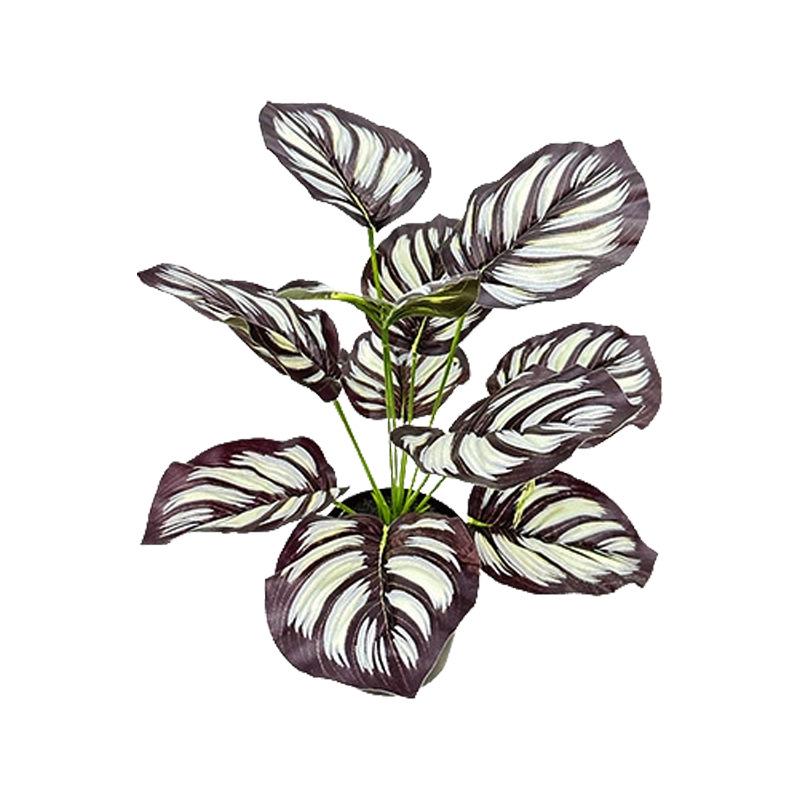Nordic Monstera Artificial Plants - 12 Heads for Indoor/Outdoor Decor, Wall Art, and Landscaping