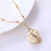 Hot  Bohemia Conch Shells Necklace Sea Beach Pendant Necklace For Women Female Cowrie Summer Party Gift Jewelry