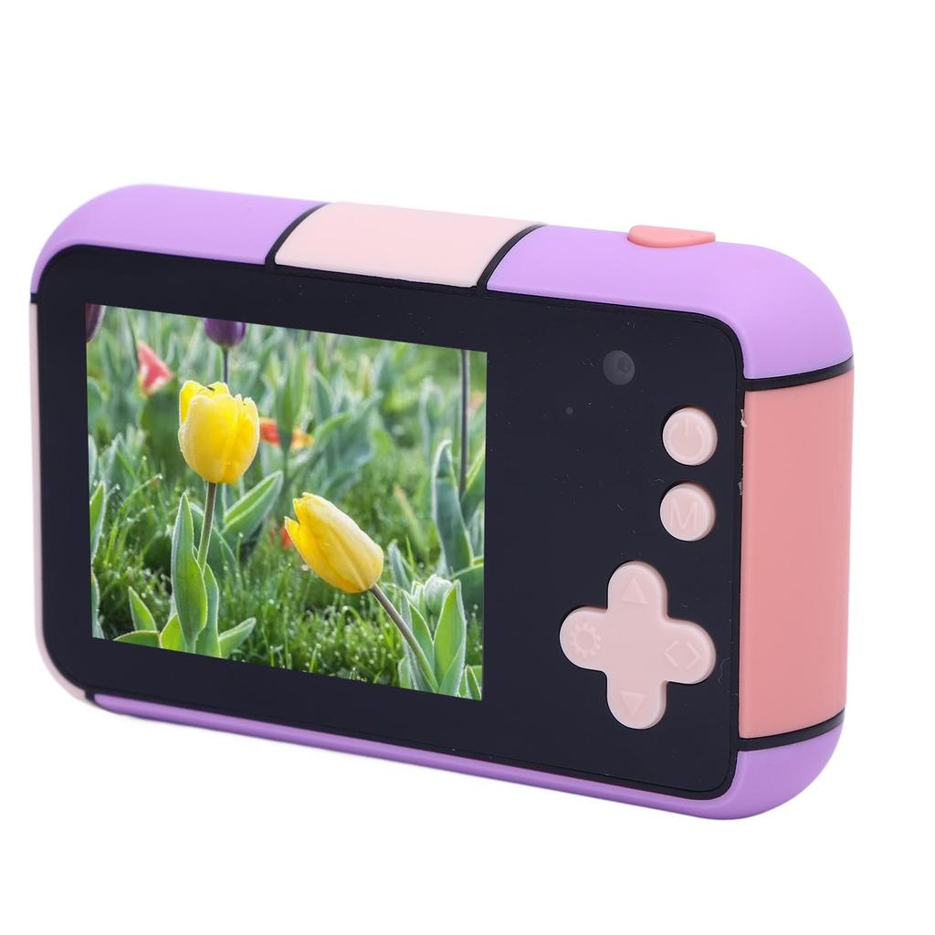 32MP 1080P Digital Camera with 2.4 Inch Screen LED Flash Compact Small Camera Toy with 32G Memory Card for Boys Girls Photography