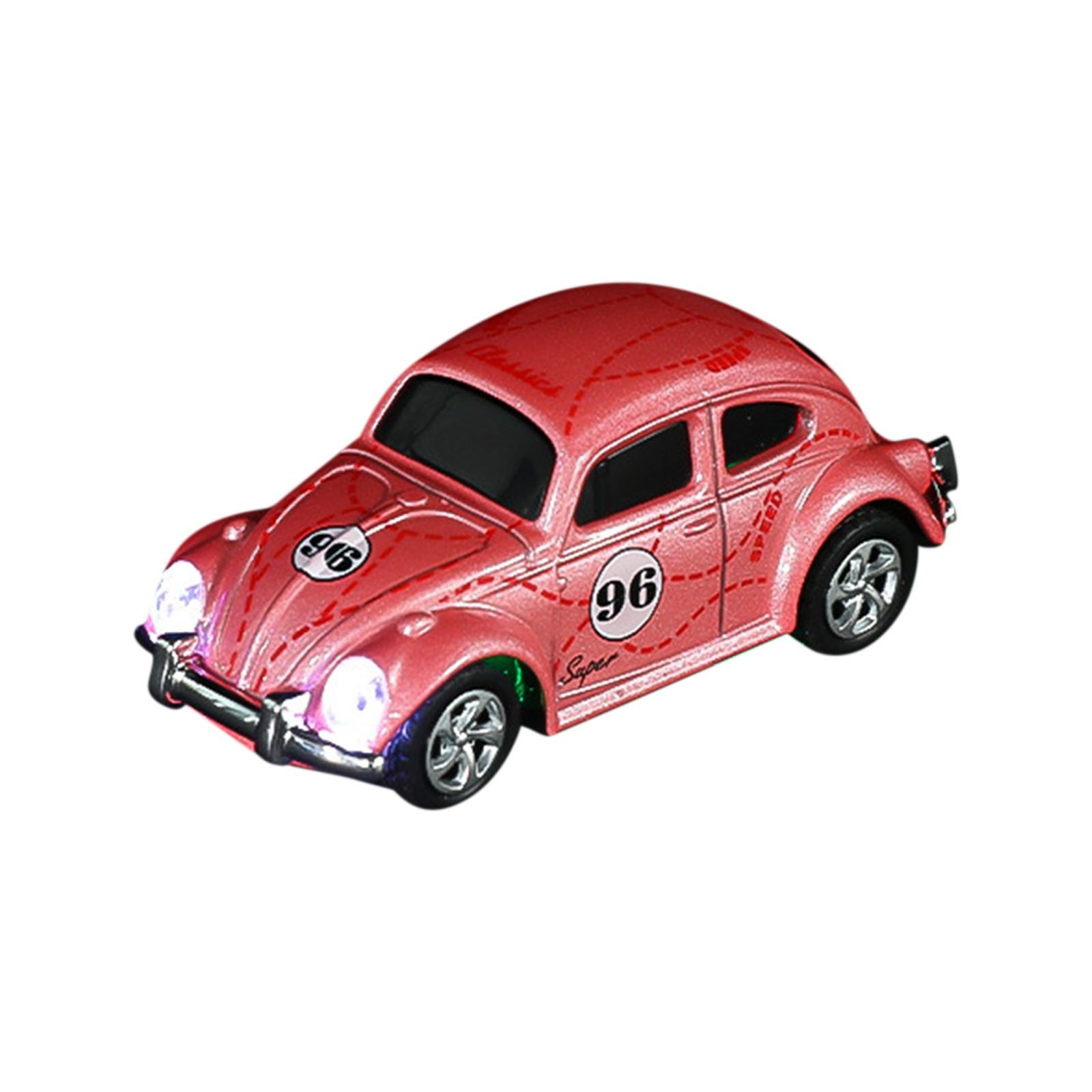 

Маленький игрушечный автомобиль с дистанционным управлением для мальчиков, беспроводной игрушечный автомобиль из сплава жука, которым можно управлять дистанционно с помощью мобильного телефона One Size розовый