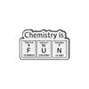 Fun Colorful And Chemistry Molecule Brooch Playful Cartoon Inspired Alloy Pin For Personal Style