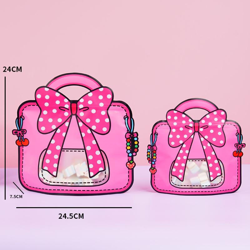 Custom Cartoon Candy & Snack Packaging Bags: Special-Shaped, Self-Sealing, Gift & School Bags