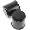 2Pcs 3.15" Push Through Wheel Center Caps Stainless Trailer Hub Cap with Removable Plug for Truck SUV RV Wheel Rim (Fit 3.15" Bore 3.46" H Matte