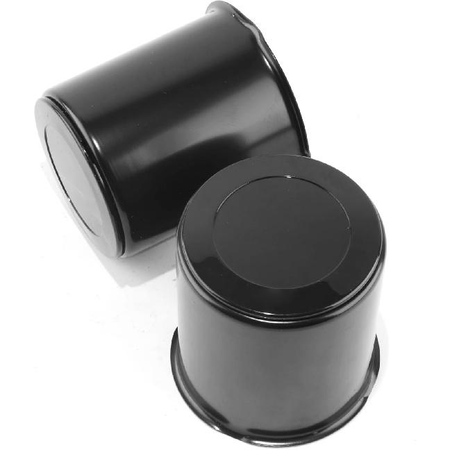 

2Pcs 3.15 Push Through Wheel Center Caps Stainless Trailer Hub Cap with Removable Plug for Truck SUV RV Wheel Rim (Fit 3.15 Bore 3.46 H Matte матовый черный