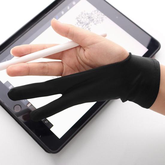 1Pc Artist Drawing Glove Stretchy Prevent Mess Up Firm Stitching Pencil Graphics Anti-mistouch Gloves for Office