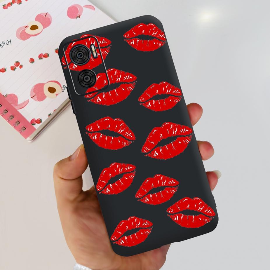 For Motorola Moto E22 Case Moto E22i New Fashion Painted Back Cover Soft Silicone Phone Case For Moto E22s E22i MotoE22 I Fundas