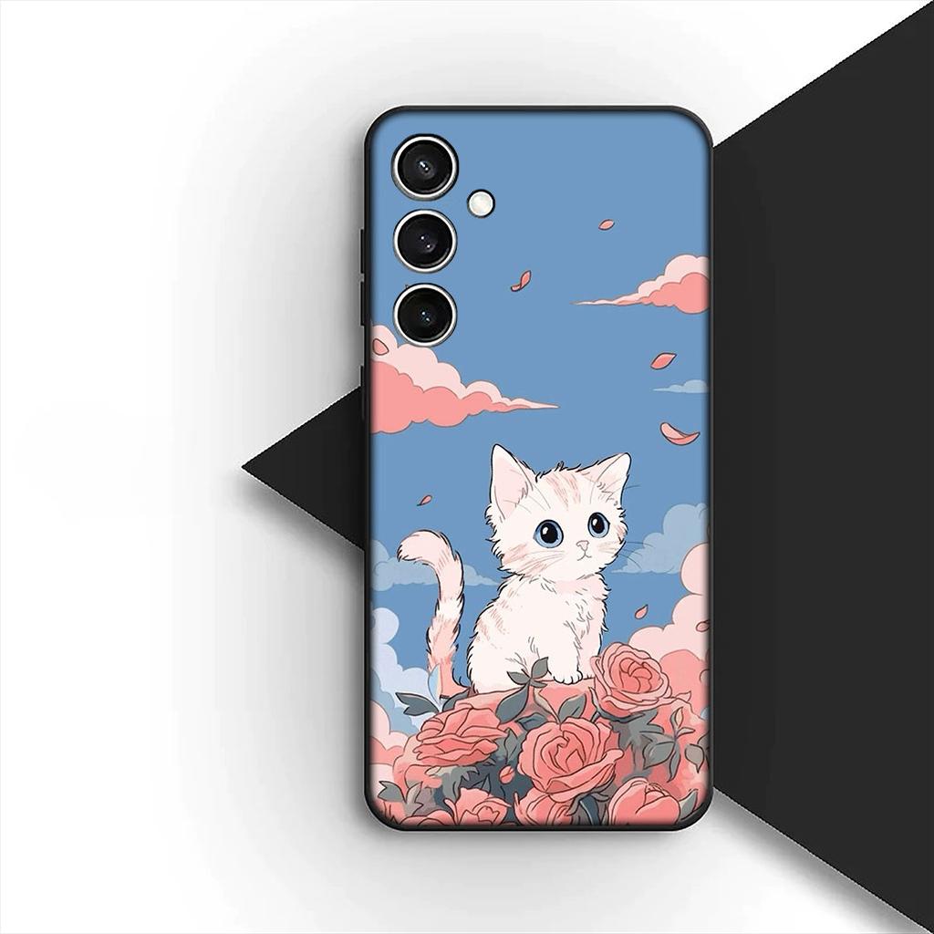 Protective Cover for Apple iPhone 12 13 Pro XS Max Mini ProMax X XR Air 13Pro Casing Phone Case Anime Kitten Cat Cartoon