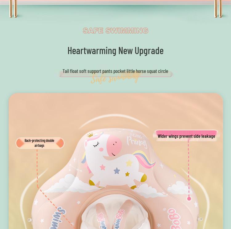 Boia de Natação Swimbobo com Proteção Solar para Bebês – Flutuador Espesso para Deitar para Crianças