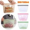 Moisture-proof Refrigerator Food Storage Bag Silicone Fruit Freezer Seal Bag  for Kitchen