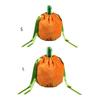 Saco de Doces de Veludo para Halloween Saco de Embalagem de Abóbora com Cordão Saco de Armazenamento de Biscoitos Decoração de Festival Para Lembrancinhas de Festa Infantil