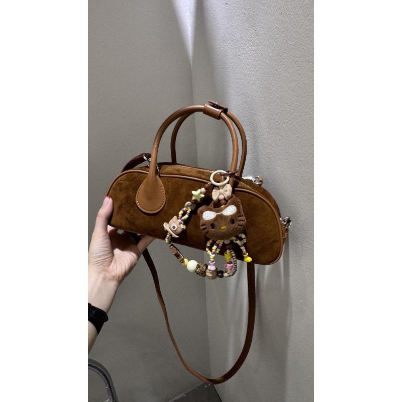 

Замшевая сумка женская высококлассная темпераментная сумочка универсальная 26cm