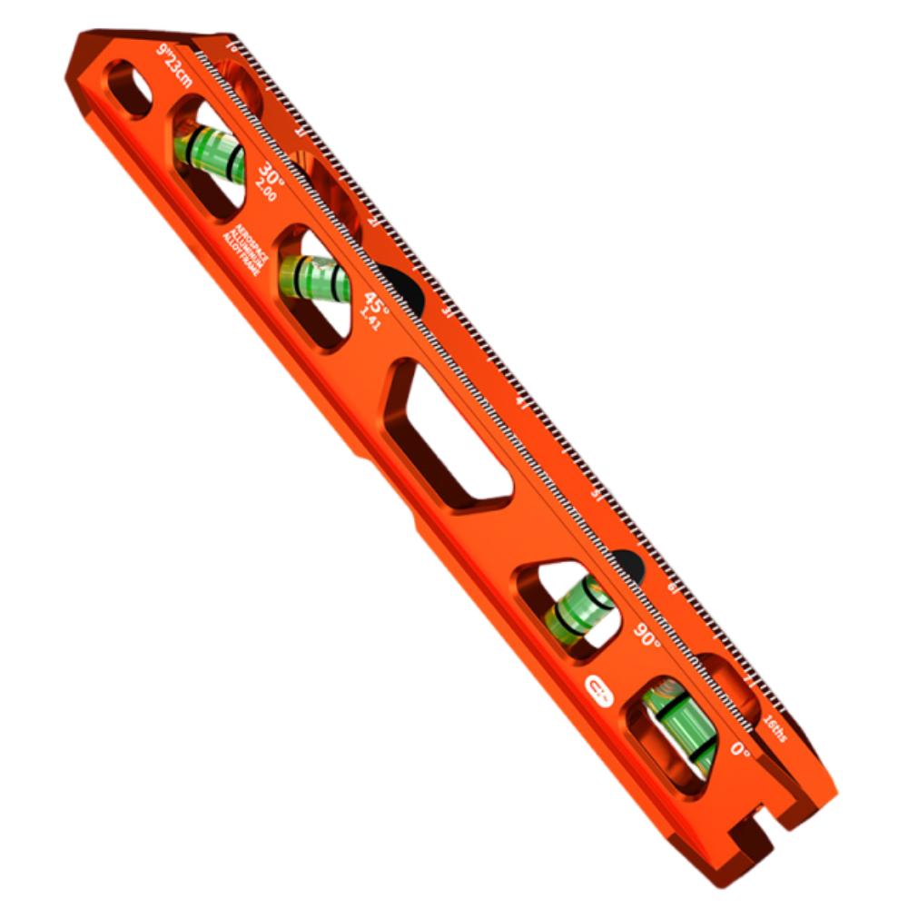 Heavy Duty Magnetic Pipeline Level Multi-Function with Clamp Magnetic Box Level Multi-Angle Bubble with Scale Bubble Level Ruler