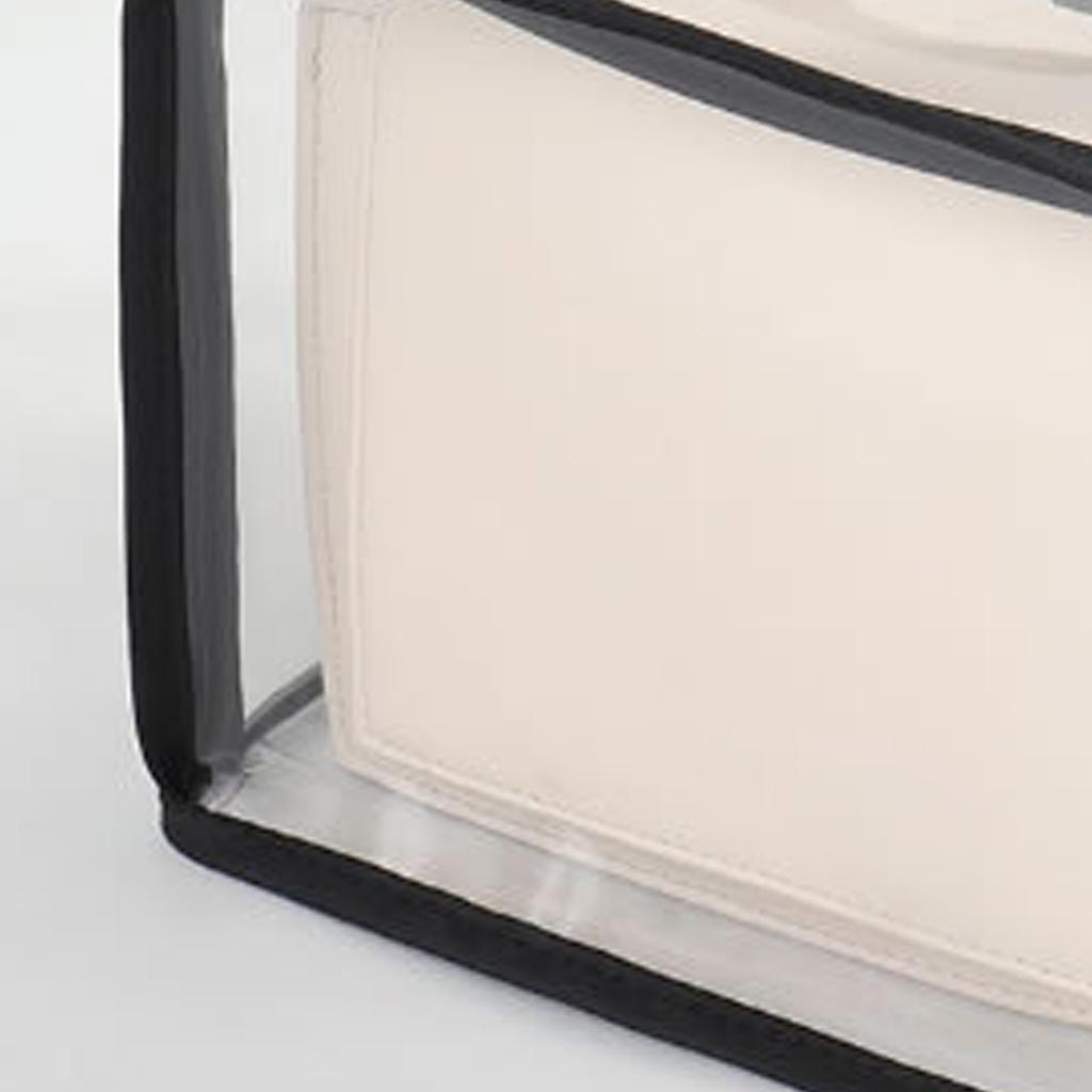 Dust Bag for Handbags PVC Clear Purse Protector Storage Bag Organizer with Zipper and Handle for