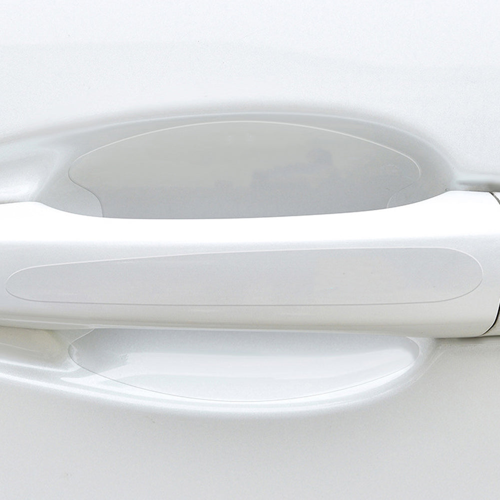 8 st TPU Bil Dörrskål Repskydd Klistermärke Klar Dörrskål Handtagsskydd Klistermärke Ytskydd Film Biltillbehör