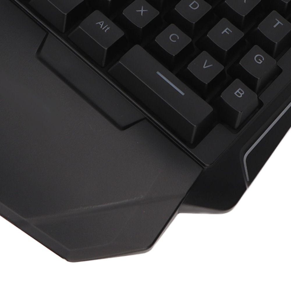 USB Wired One Handed Gaming Keyboard 35 Keys Ergonomic Keyboard  Professional Work