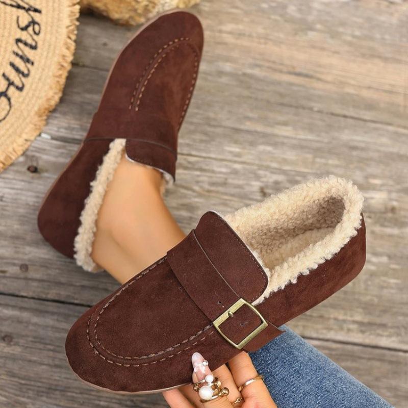 

Зимняя обувь Женские лоферы с мехом Повседневные женские кроссовки Осенние с круглым носком Слипоны с бантом Балетки Мокасины Удобные мюли 43 коричневый