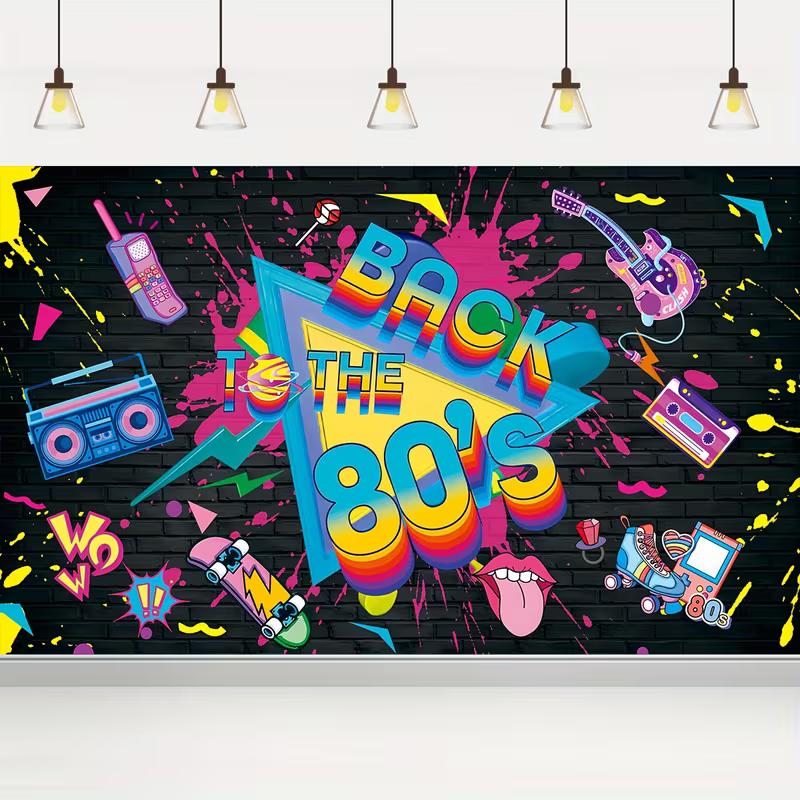 2D Happy 18th Birthday Backdrop Balloon & BOOM Design Photography Background