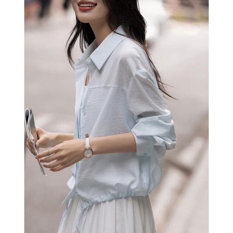 Элегантная женская блузка Demana с завязками и отложным воротником XL