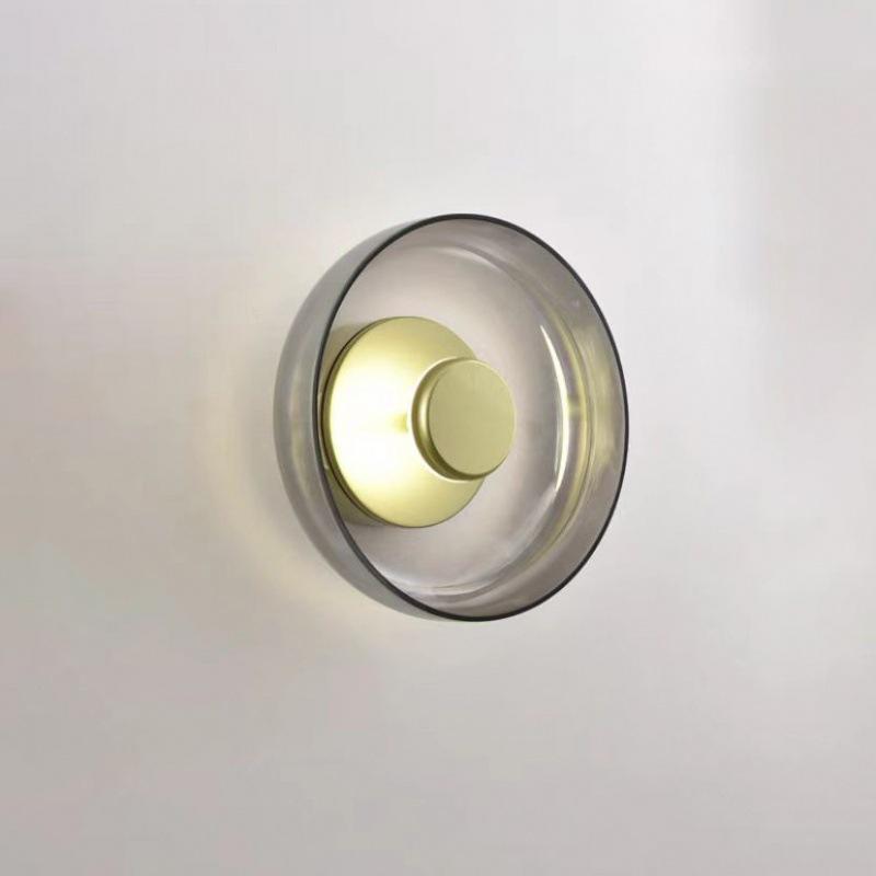 Nordic Postmodern Bedside Wall Lamp - Mid-Century Creative Glass Design for Bedroom & Living Room