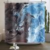 Marble Bathroom Curtain Abstract Modern Luxury Shower Curtain Waterproof Fabric Shower Curtain Bath Curtains With Hooks180x200