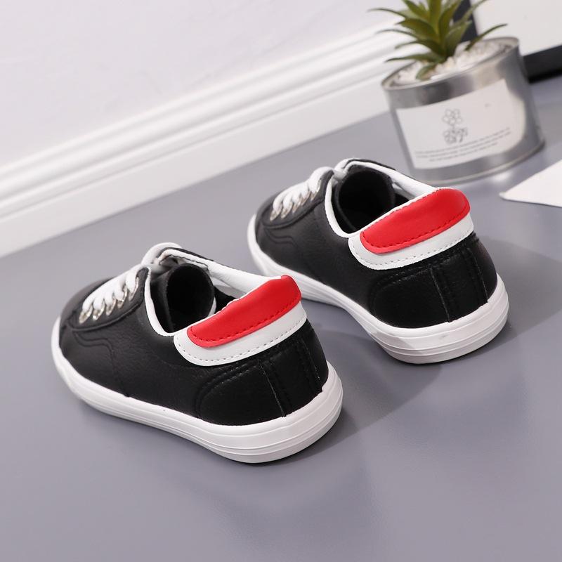 Fashion 2025 Spring Autumn Womens Soft Leather Sneakers Non-Slip Breathable Lace-Up Casual Shoes Comfortable Walking Shoes for Teen