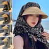 French Retro Sun Hat Sweet Loli Baseball Cap Versatile Headscarf Hat  Outdoor Seaside Vacation