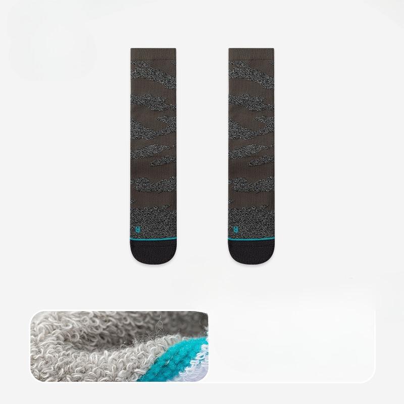 

Male Autumn Professional Outdoor Sports Running Towel Bottom Sweat Absorption Shock Inhibition Tube Socks 1 pair