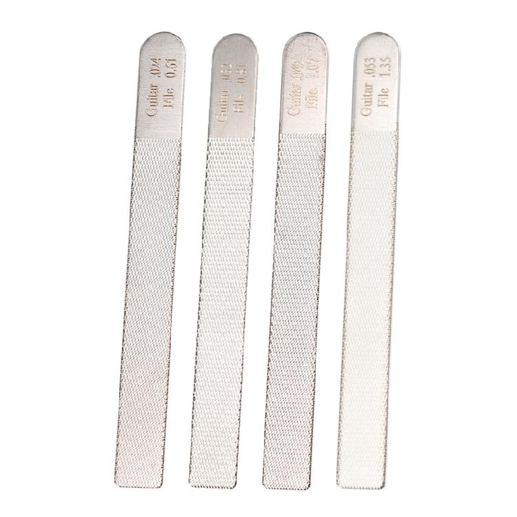 

Professional Fret Dressing Set Guitar Saddles File Set Stainless Steel Texture Perfect for Guitar Bass Instrument Repair 1