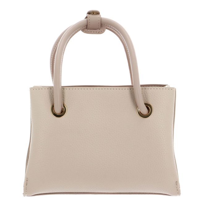 Handbag - VALENTINO - Alexia Tote S - Beige - 100% Polyurethane - Removable Shoulder Strap