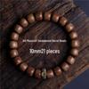 Authentisches indisches Sandelholz Tierkreiszeichen Buddhistische Gebetsperlen Armband