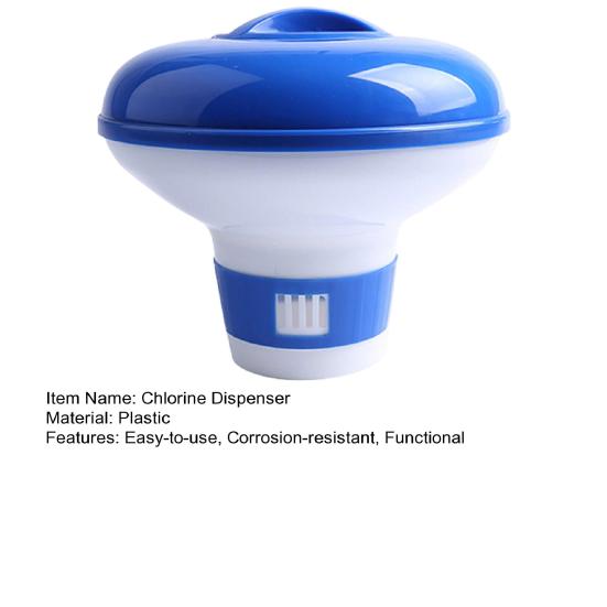 Pool Chlorine Dispenser Floating Chlorine Tablet Holder Adjustable Release Chemical Feeder for Pool Spa Hot Tub
