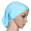 Headscarf Cap Delicate Adjustable Mercerized Cotton Solid Color Head Wrap for Daily Wear