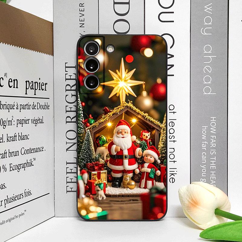 

Cartoon Christmas-themed Santa Claus Phone Case for Samsung Galaxy A56 A42 A14 A55 A16 A54 A36 A53 A52 A51 A06 A04 5G Soft Cover Galaxy A14 4G