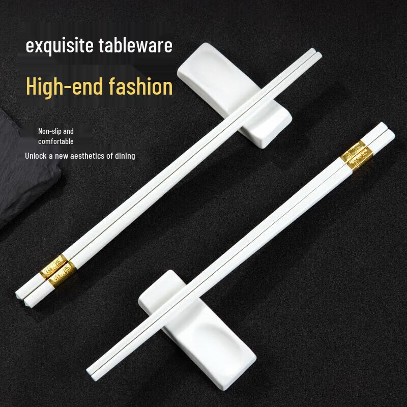 Laqi Gold Alloy Chopsticks Set