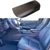 Leather Black Car Armrest Box Protector Cover For ~ Toyota Venza Harrier