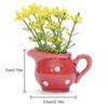 10/6/8pcs Mini Vase Refrigerator Magnets Wear Resist Flower Pot Message Sticker 3D Vase Decoration Fridge Magnet for Home Fridge