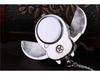 Retro Silver Owl Pocket Watch Necklace with Slide Cover - Nostalgic Cartoon Sweater Chain Pendant (Model 6105)