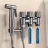 Stainless Steel 3-Way Water Valve Easy Adjust 1 Inlet 3 Outlets With Water-Stop Connector for Balcony Plant Watering