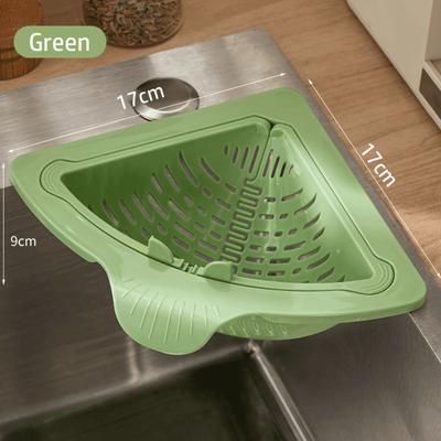 Durable Magnetic Sink Drain Basket Triangle Multifunctional Kitchen Sink Filter Kitchen Sink Trash Boxes Kitchen Supplies