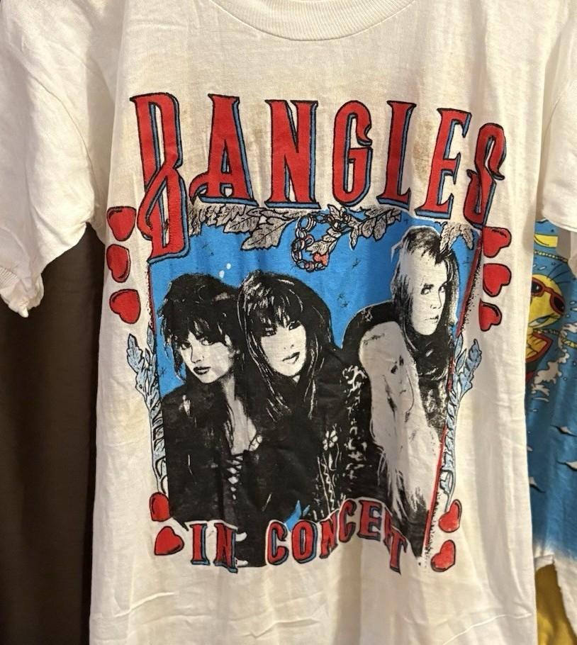Vintage The Bangles concert tour Shirt Cotton Full Size MC1146