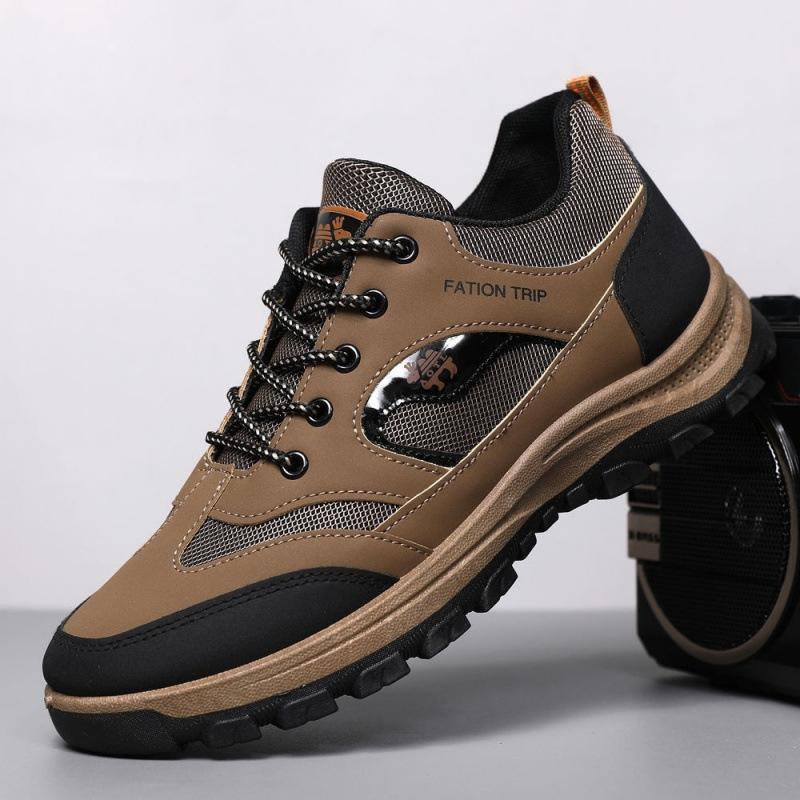 

Four Seasons New Men s Shoes Outdoor Mountaineering Sports Casual Shoes Non-slip, wear-resistant, dirt-resistant and breathable soft-soled men s shoes 39