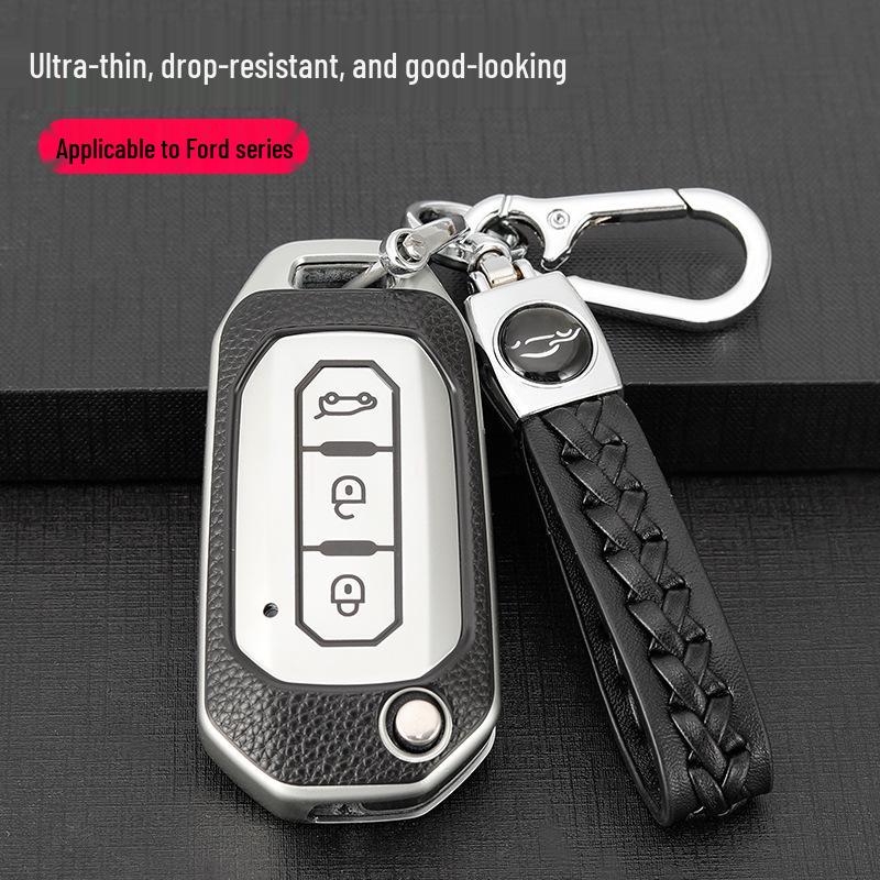 Ford Escort Key Cover: Compatible with Focus, Everest, Ecosport, and Mondeo.